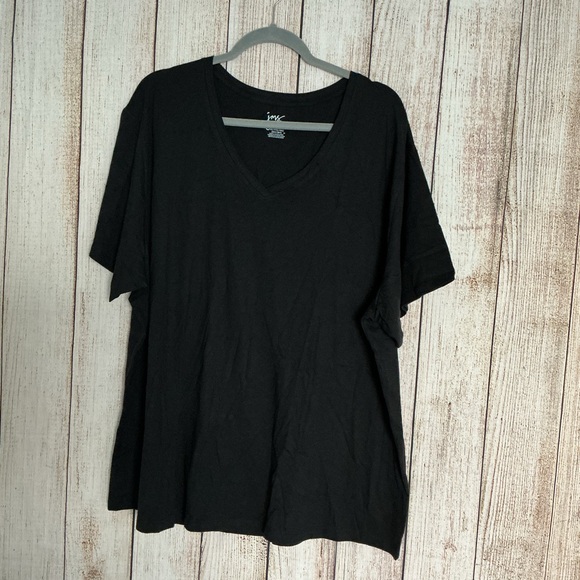 Just My Size Black Short Sleeve Tees - Picture 2 of 3